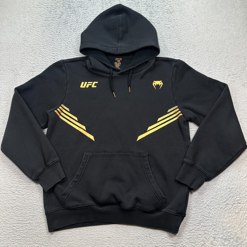 UFC Venum‎ Hoodie Men's Medium Fight Night Walkout Pullover Sweatshirt